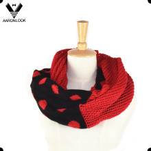 Fashion Split Joint Knit Round Infinity Scarf